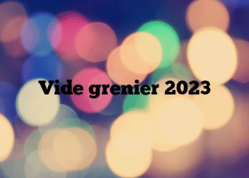 Vide grenier 2023