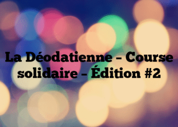 La Déodatienne – Course solidaire – Édition #2